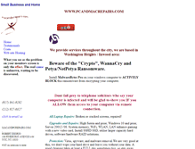 Tablet Screenshot of pcandmacrepairs.com